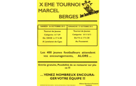 TOURNOI MARCEL BERGES